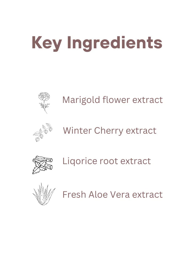 Marigold and Winter Cherry Deep Moisturizing Gel Cream for Dry Skin-30ml