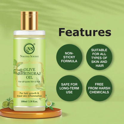 Nuerma Science Olive Bhringraj Oil - 100 ml