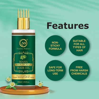 Nuerma Science Maha Bhringraj Hair Oil - 100 ml