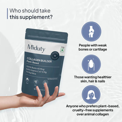 Miduty by Palak Notes Organic Plant Based Collagen - 250 gm