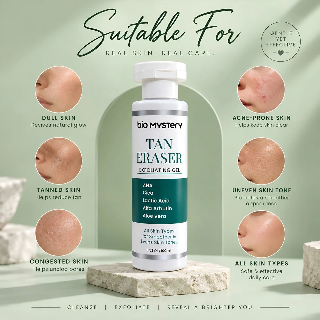 Tan Eraser Exfoliating Gel