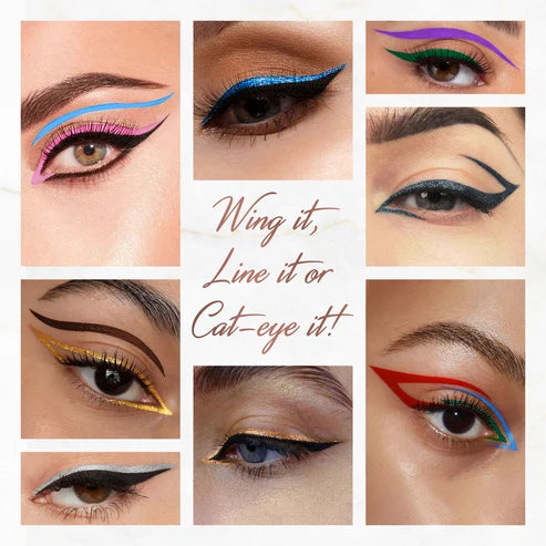 Herb-Enriched Waterproof Eyeliner Organic with Jojoba Oil & Vitamin E
