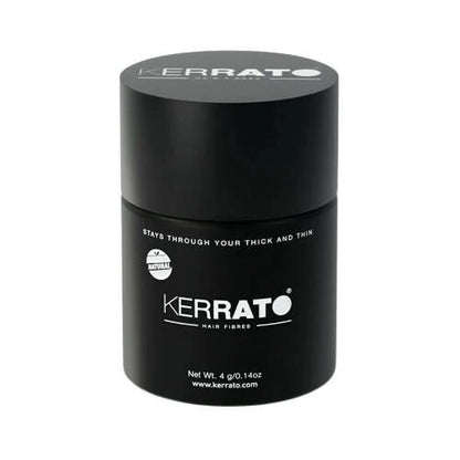 Kerrato Hair Fibres For Thinning Hair (Natural Black) - 4 gm