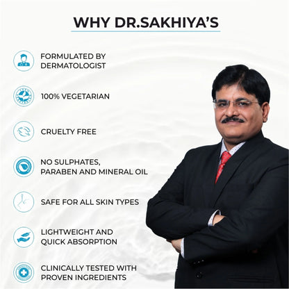 Dr.Sakhiya Ultra Hydrating Face Moisturizer Lightweight Daily Hydration for All Skin Types - 50 gm