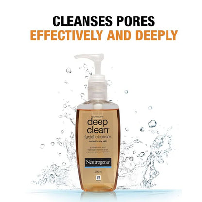Neutrogena Deep Clean and Hyaluronic Acid Serum Combo - combo