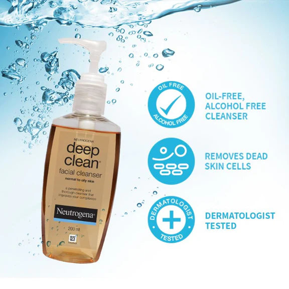 Neutrogena Deep Clean and Hyaluronic Acid Serum Combo - combo