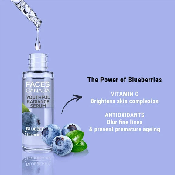 Faces Canada Youthful Radiance Serum - Blueberry - 27 ml