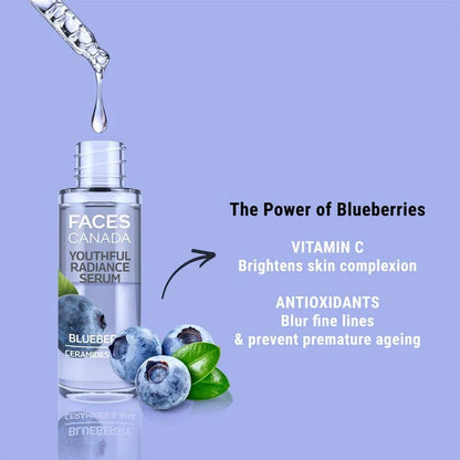 Faces Canada Youthful Radiance Serum - Blueberry - 27 ml