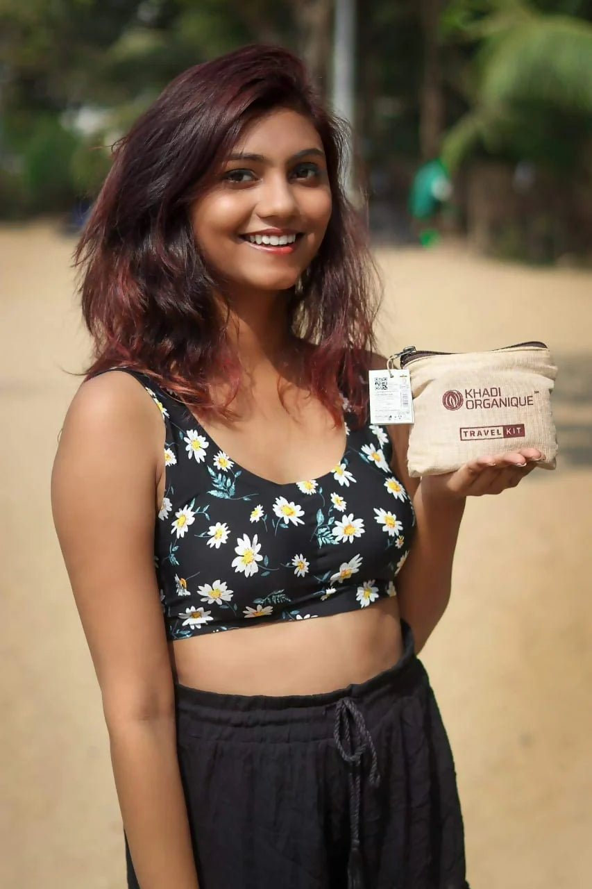 khadi Organique Grooming Travel Kit Men & Women - combo