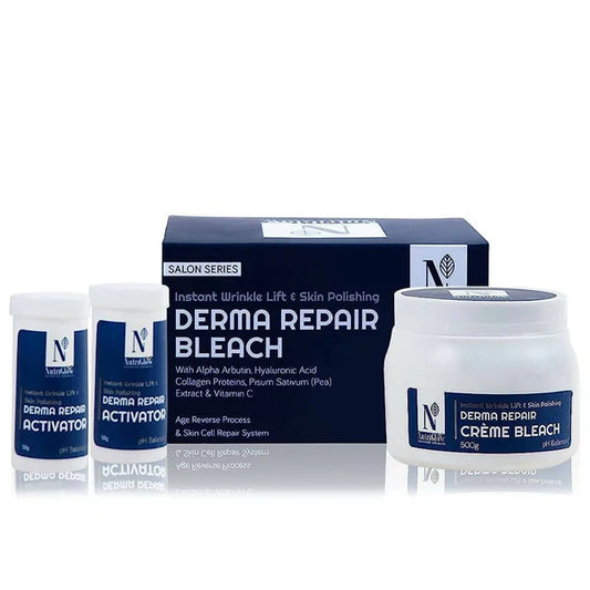 NutriGlow Advanced Organics Derma Repair Cream Bleach Kit - kit
