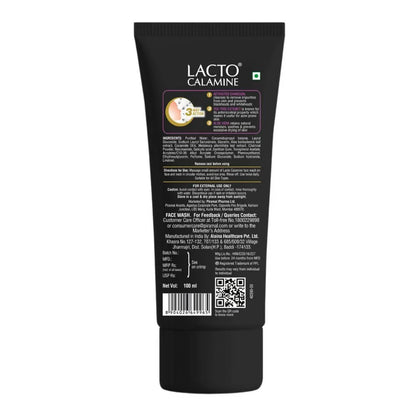 Lacto Calamine Activated Charcoal Face Wash - 100 ml