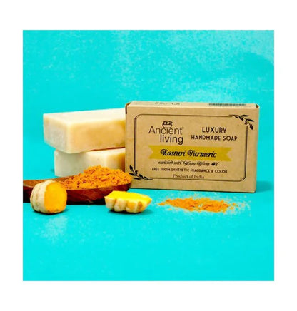 Ancient Living Kasthuri Tumeric Luxury Handmade Soap - 100 gm