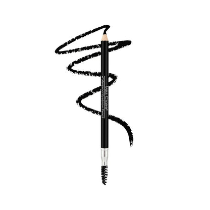 Miss Claire Waterproof Eyebrow Pencil With Mascara Brush - 01 Black - 1.4 gm