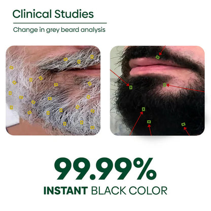 Rishi Natural Beard Black Color - 30 gm