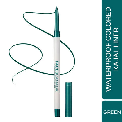 Faces Canada Ultime Pro Twist Eye Kajal Liner - Green 06 - 0.35 gm