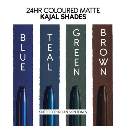 Kay Beauty By Katrina Kaif 24HR Coloured Matte Kajal - Brown - 0.35 gm