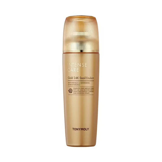 Tonymoly Intense Care Gold 24K Snail Emulsion - Korean Skincare - 140 ml