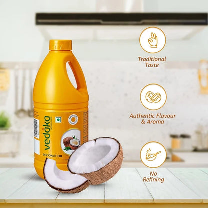 Vedaka Pure Coconut Oil - 1 L