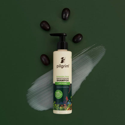 Pilgrim Patu?? & Keratin Hair Smoothening Shampoo For Dry & Frizzy Hair, For Hair Smoothening & Healthy Scalp -200 ml