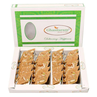 Ghasitaram Jaggery (Gud) Kaju Katli Sweets