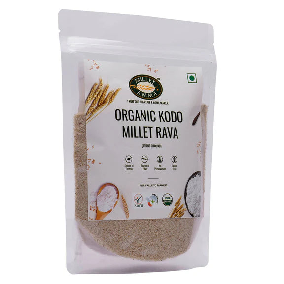 Millet Amma Organic Kodo Millet Rava - 500 gm