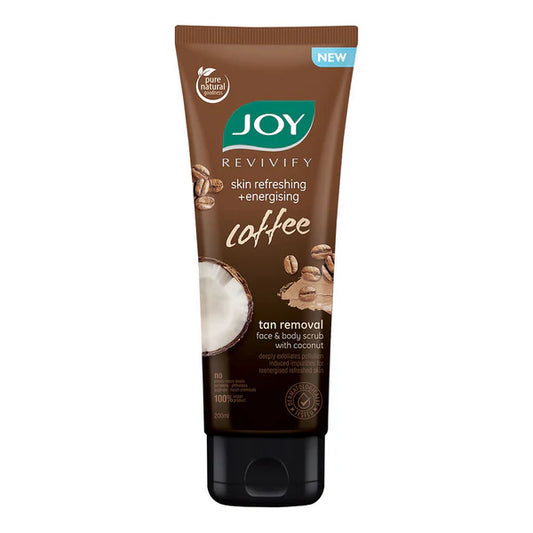 Joy Anti Pollution Exfoliating Coffee Face & Body Scrub - 200 gm