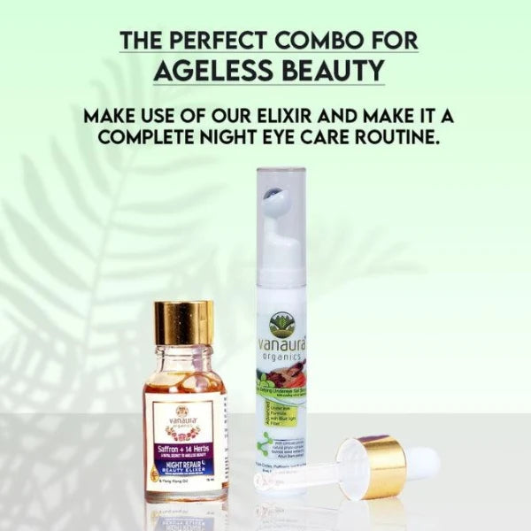 Vanaura Organics Age defying Undereye gel serum-15ml.