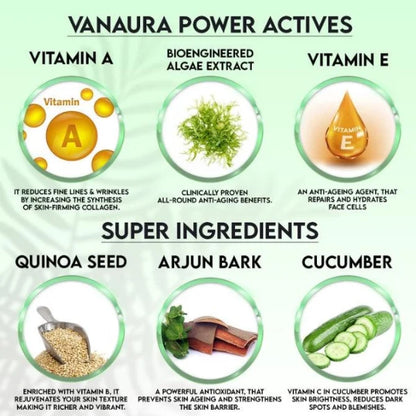 Vanaura Organics Age defying Undereye gel serum-15ml.