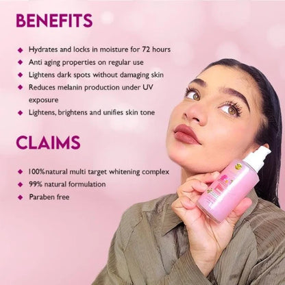 Rose and lotus Deep moisturizing day gel cream With Bio engineered natural whitening complex (All skin types) 30 ML