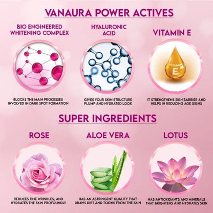 Rose and lotus Deep moisturizing day gel cream With Bio engineered natural whitening complex (All skin types) 30 ML