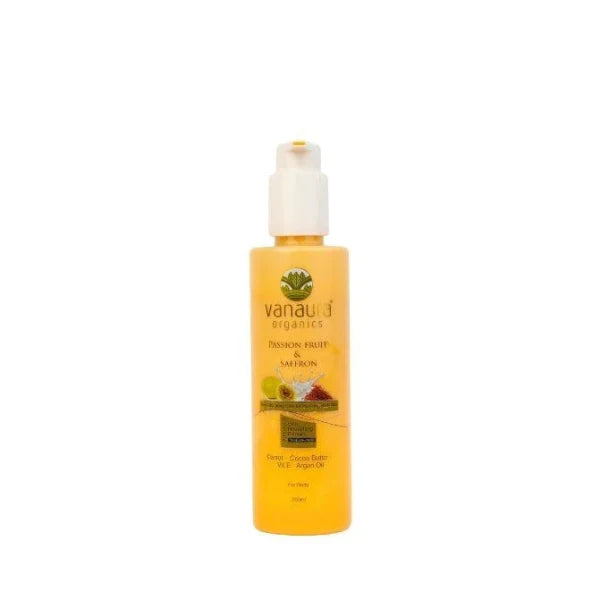 Passion Fruit and Saffron Skin Repairing Rich Moisturizing Body Milk Cream Lotion 200 ML