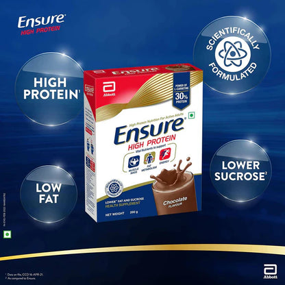 Ensure High Protein Drink for Physically Active Adults - Chocolate - 400 gm