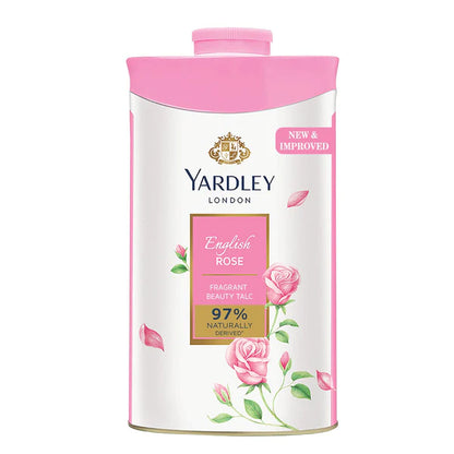Yardley London English Rose Perfumed Talc Powder For Women - 250 gm