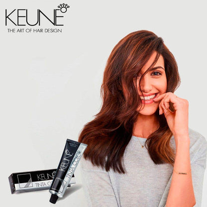 Keune Tinta Color + Silk Protein Solamer Hair Color 7.2 Medium Pearl Blonde