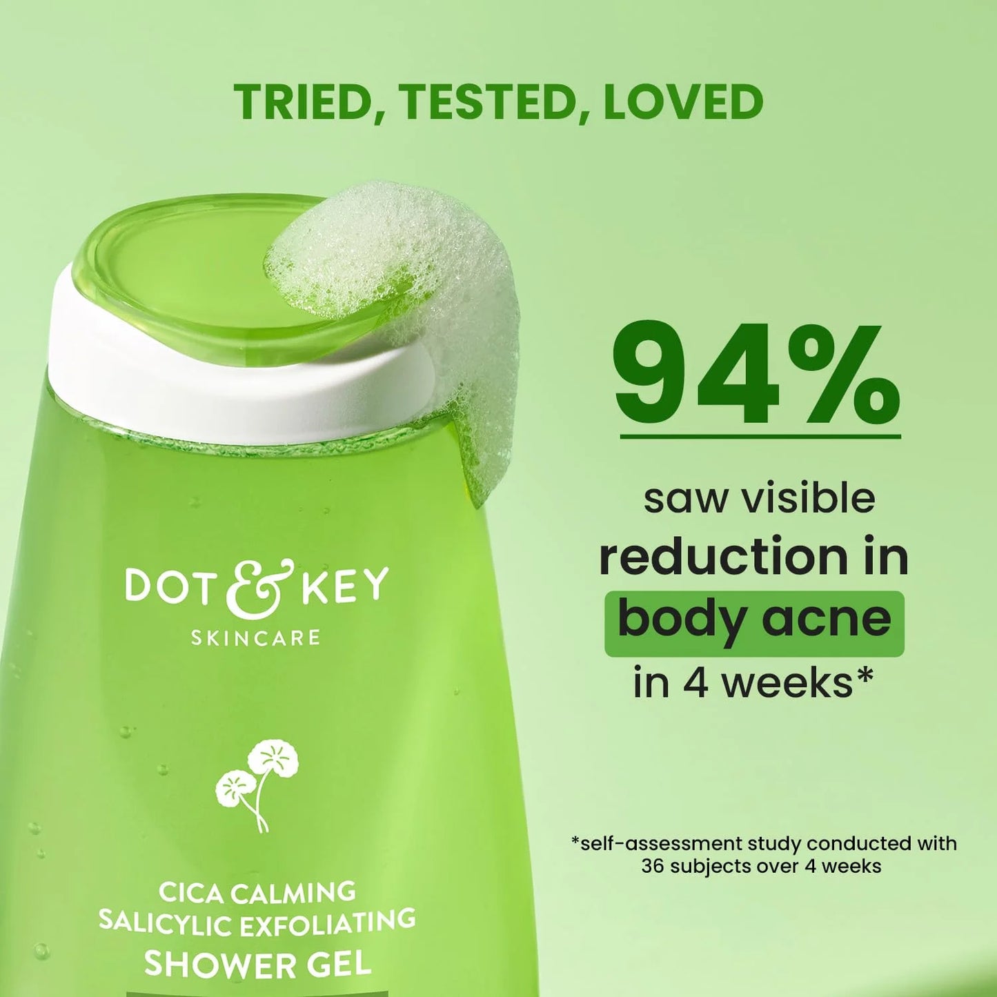 Dot & Key Cica & Salicylic Daily Exfoliating Shower Gel - 250 ml