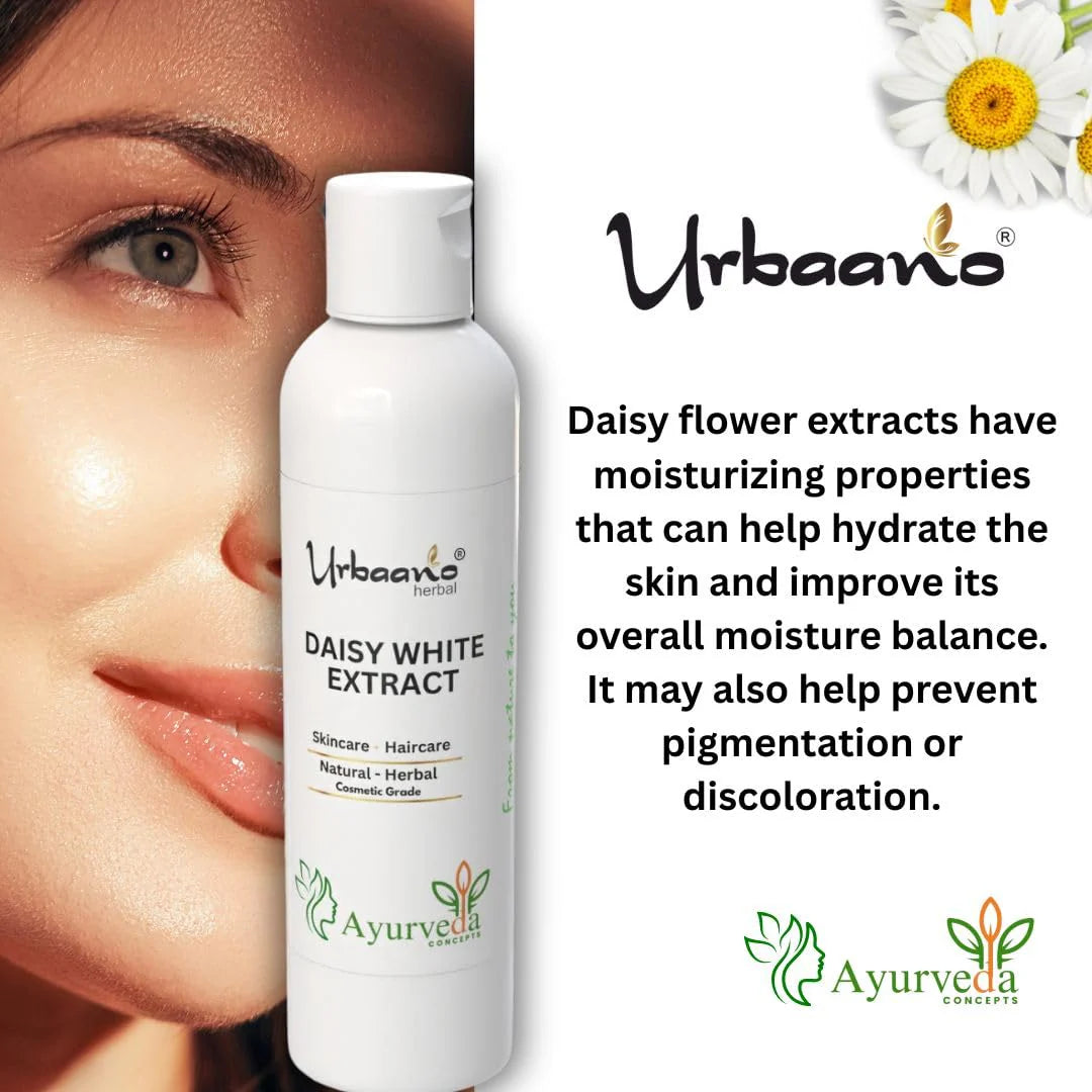 Urbaano Herbal Daisy Flower Extract Natural For Skin Care Products - 100 ml