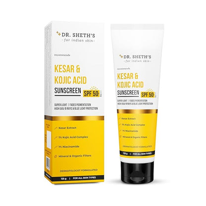 Dr. Sheth's Kesar & Kojic Acid Sunscreen