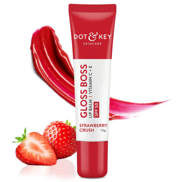 Dot & Key Gloss Boss Strawberry Red Lip Balm - 12 gm