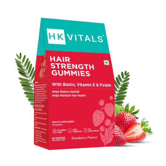 HK Vitals Biotin Gummies - 60 Gummies - Strawberry