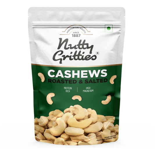 Nutty Gritties Jumbo Roasted Cashew Nuts Lightly Salted - 200 gm