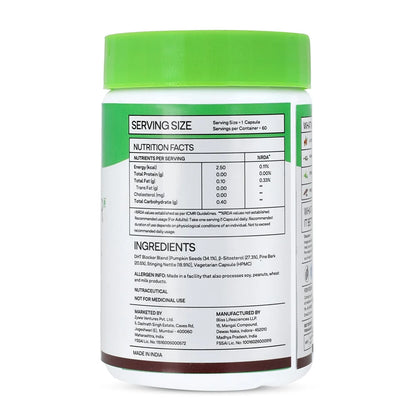 OZiva Plant Based DHT Blocker For Hair Fall Control With Stinging Nettle Extract