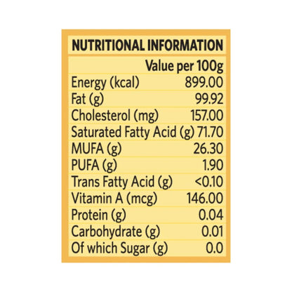 Organic India Organic Cow Ghee 500 ml Bottle | 100% Gir Cow Ghee | Vedic Bilona Method | Grassfed, Cultured, Premium & Traditional Ghee | Immunity Booster -500 ml