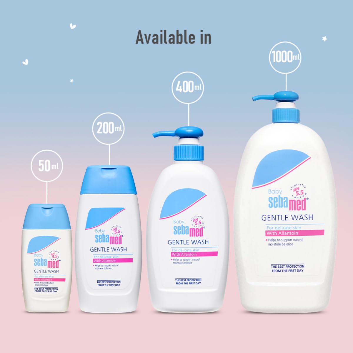 Sebamed Baby Gentle Wash|pH 5.5|Baby Body Wash|Soap Free|Tear Free