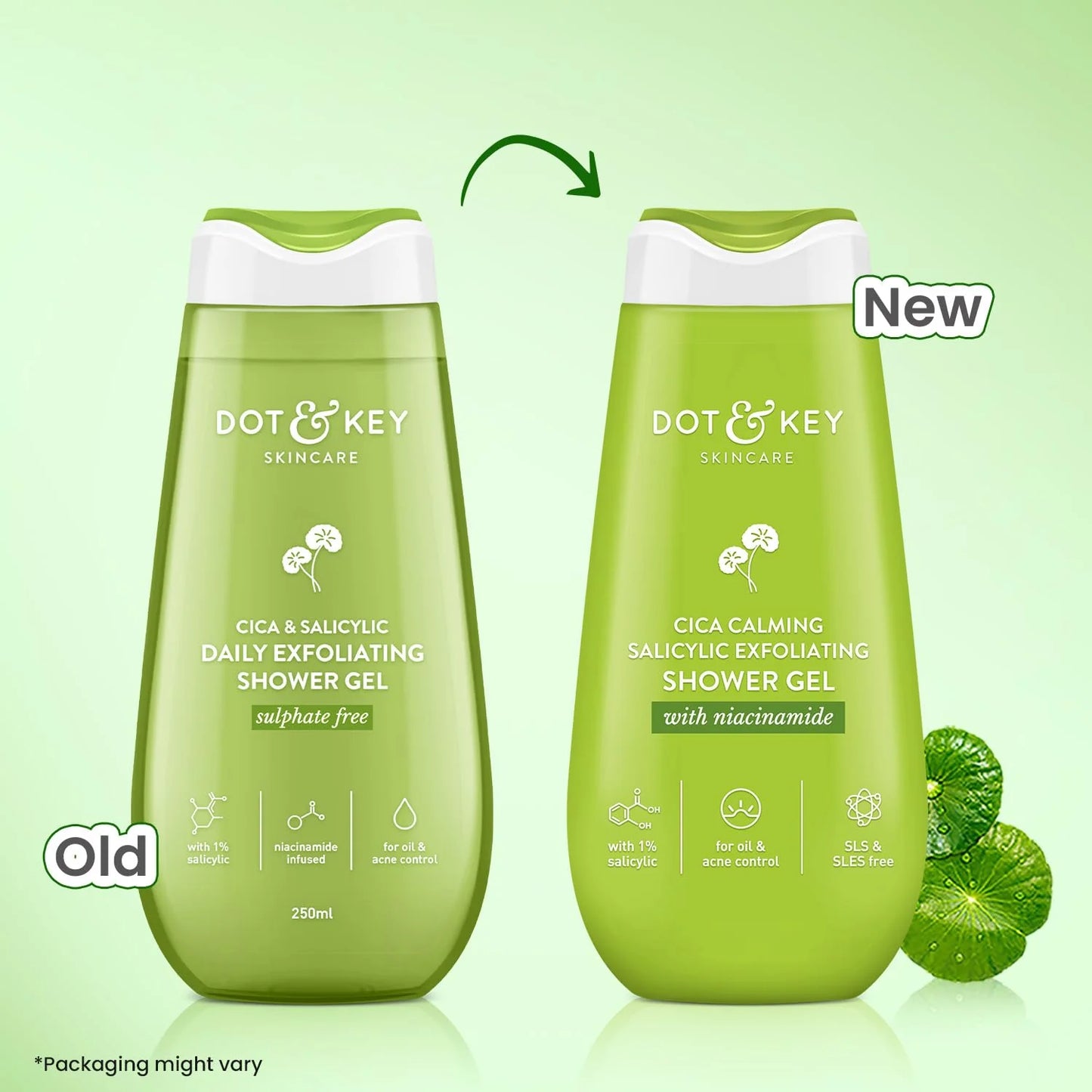 Dot & Key Cica & Salicylic Daily Exfoliating Shower Gel - 250 ml