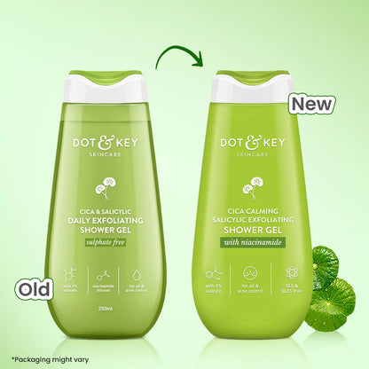 Dot & Key Cica & Salicylic Daily Exfoliating Shower Gel - 250 ml
