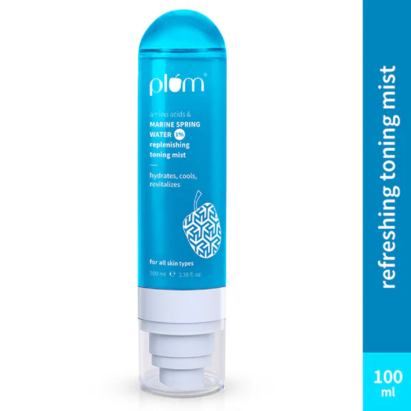 Plum 1% Marine Spring Water Replenishing Toning Mist - 100 ml