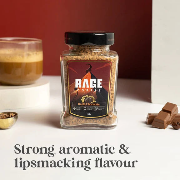 Rage Coffee Dark Chocolate Instant Coffee - 50 gm
