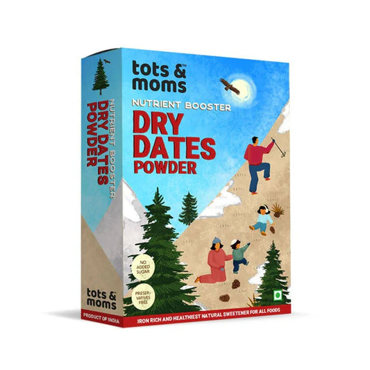 Tots and Moms Organic Dry Dates Powder - 200 gm