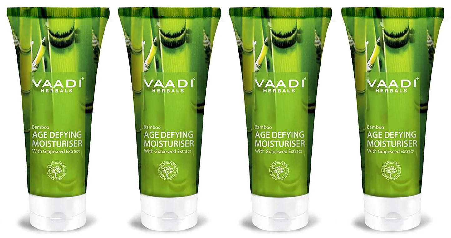 Vaadi Herbals Bamboo Age Defying Moisturizer - 60 gm - Pack of 4