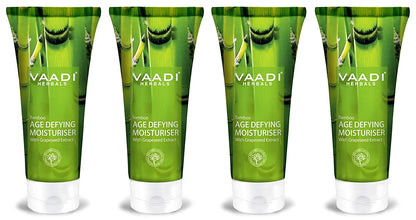 Vaadi Herbals Bamboo Age Defying Moisturizer - 60 gm - Pack of 4